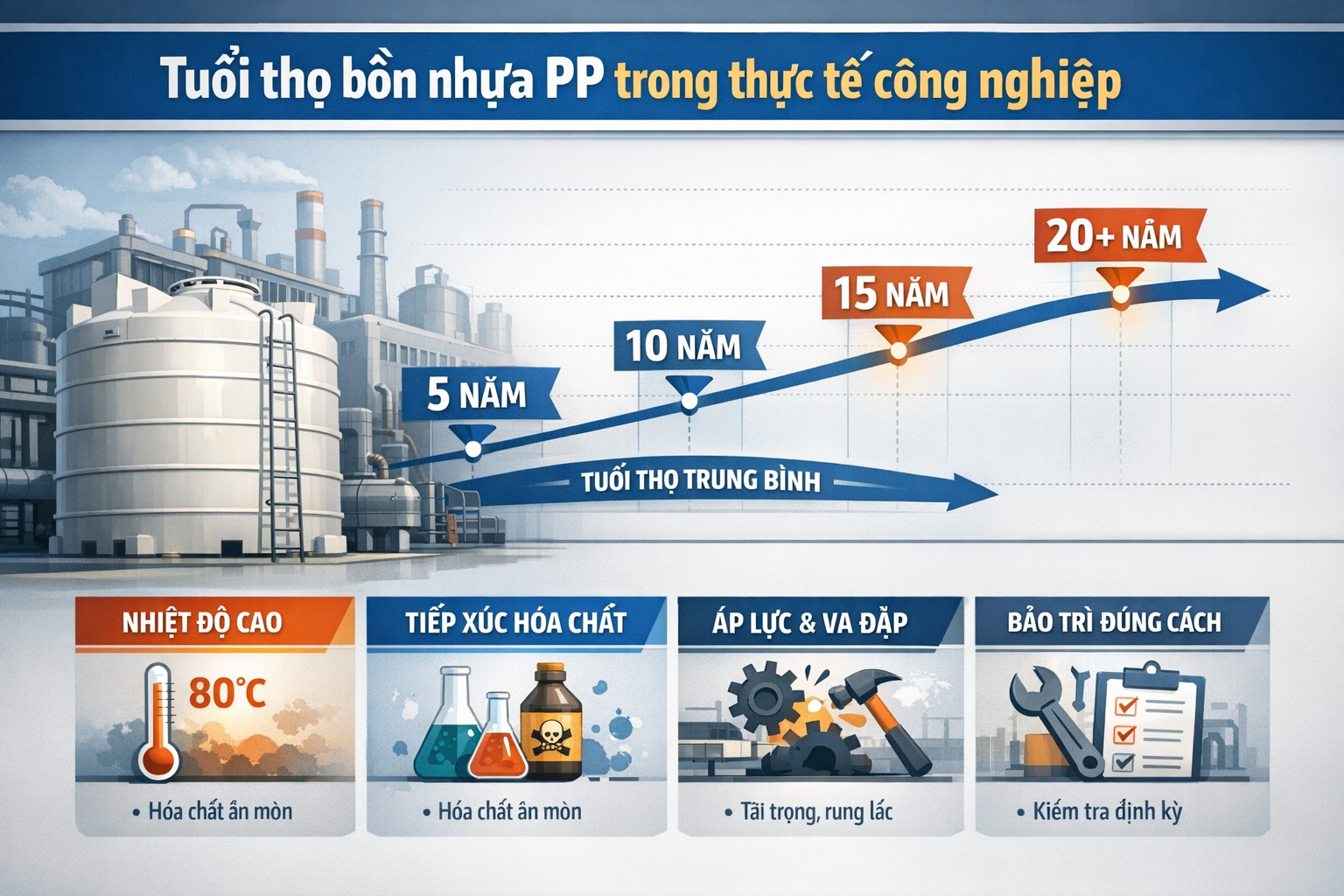 Tuoi tho bon nhua PP trong moi truong axit – kiem 1 1