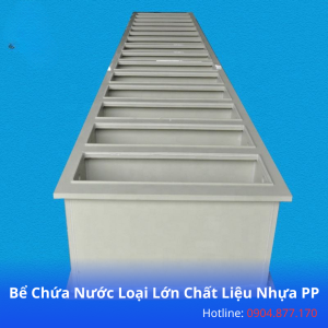Bể Chứa Nước Loại Lớn Chất Liệu Nhựa PP