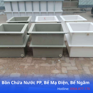 Bồn Chứa Nước PP, Bể Mạ Điện, Bể Ngâm Và Giải Pháp Gia Công Nhựa Polypropylene Toàn Diện Cho Công Nghiệp