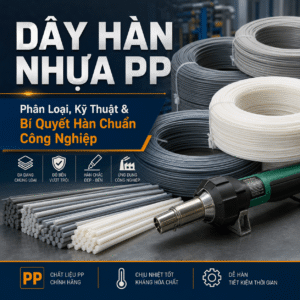 Dây Hàn Nhựa PP (Que Hàn PP): Phân Loại, Kỹ Thuật & Bí Quyết Hàn Chuẩn Công Nghiệp