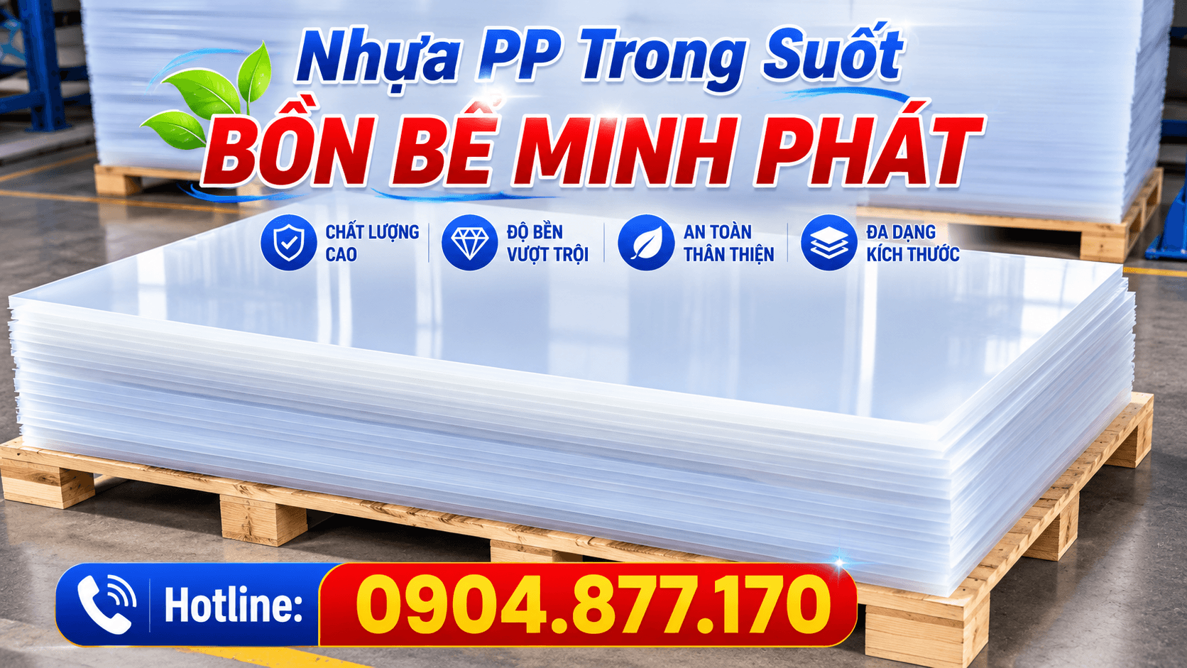nhua pp trong suot